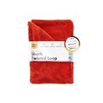 Auto si Moto - Intretinere auto - Produse curatare auto - Prosop auto ultra absorbant Chemicalworkz Shark Twisted Loop Towel, 1400GSM rosu 60x40 cm - Infinity.ro