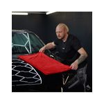 Auto si Moto - Intretinere auto - Produse curatare auto - Prosop auto ultra absorbant Chemicalworkz Shark Twisted Loop Towel, 1400GSM rosu 60x40 cm - Infinity.ro