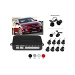 Auto si Moto - Electronice auto - Senzori de parcare - Senzori parcare fata spate cu camera video fata si camera video marsarier fara display S600-8 Negru - Infinity.ro