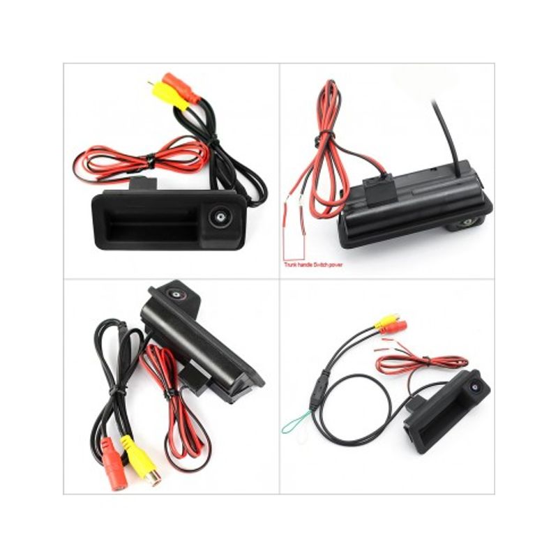 Auto si Moto - Electrice auto - Sigurante si accesorii - Camera marsarier HD cu StarLight Night Vision pentru Ford Mondeo MK4, Focus MK2, Fiesta, Smax, pe manerul de la hayon - Infinity.ro