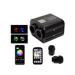 Auto si Moto - Electrice auto - Iluminare si semnalizare - Lumini ambientale - Kit Fibra Optica Plafon Instelat 20W cu TWINKLE, RGBW 1100 Fire 4M 0.75mm cu aplicatie - Infinity.ro