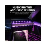Auto si Moto - Piese auto si accesorii - Caroserie - Faruri, stopuri si proiectoare - Banda ambientala acrilica Symphony cu LED 110CM alimentare USB - Infinity.ro