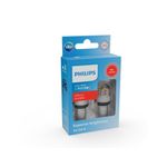 Auto si Moto - Electrice auto - Iluminare si semnalizare - Becuri auto - Set 2 leduri auto Rosu P21/5W Philips Ultinon Pro7000 SL lampa frana/lampa spate 12V/24V - Infinity.ro
