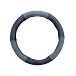 Auto si Moto - Intretinere auto - Huse auto - Husa Volan Din Piele Naturala Perforata Gri 37-39 cm - Infinity.ro
