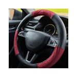 Auto si Moto - Intretinere auto - Huse auto - Husa Volan Din Piele Naturala Perforata Rosu 37-39 cm - Infinity.ro