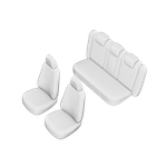 Auto si Moto - Intretinere auto - Huse auto - Set Huse Scaun Audi A4 2017- (bancheta Fractionata) Cu Tetiere Spate In Forma De L - Infinity.ro