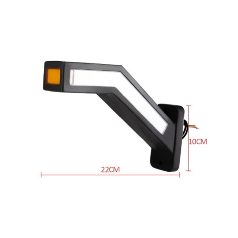 Auto si Moto - Electrice auto - Iluminare si semnalizare - Lumini ambientale - Set 2 lampi gabarit cu LED 12-24V MKH-258 - Infinity.ro