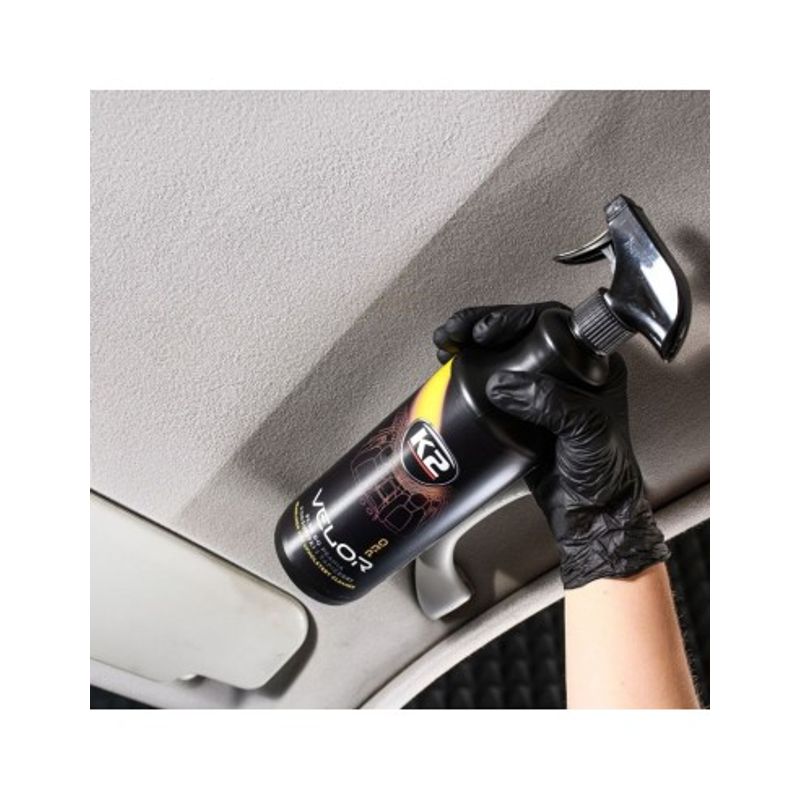 Auto si Moto - Intretinere auto - Produse curatare auto - Solutie Curatat Textil, Tapiteria si Plafon K2 Velor Pro, 1l - Infinity.ro