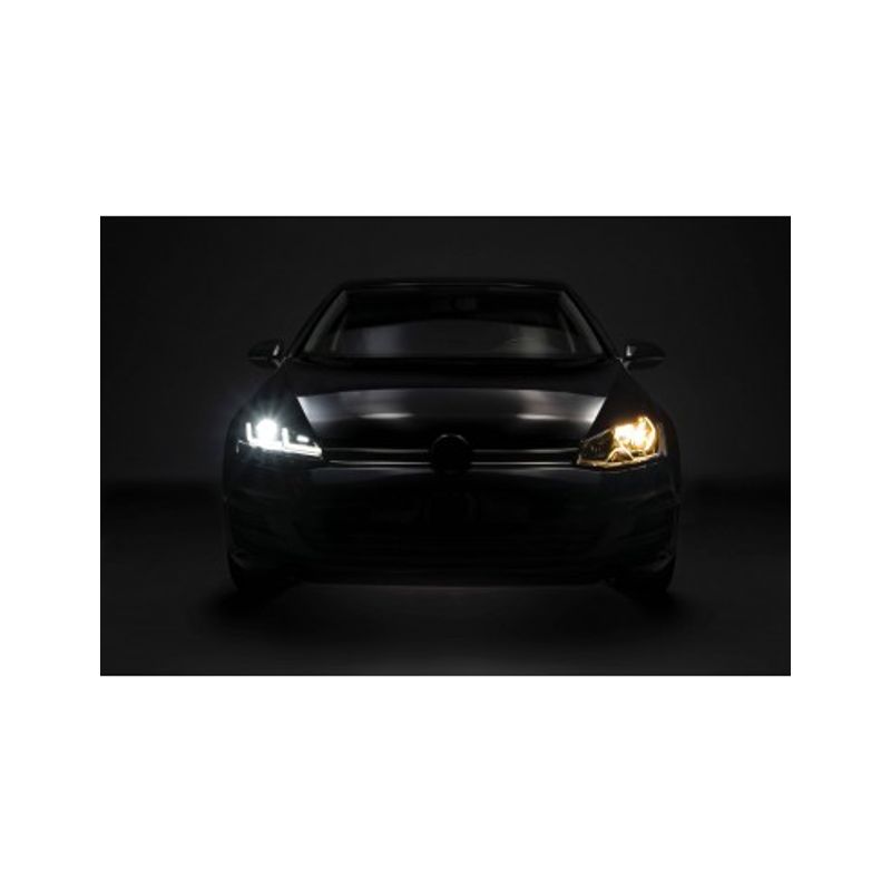 Auto si Moto - Electrice auto - Iluminare si semnalizare - Becuri auto - Set 2 faruri LED pentru VW Golf VII (2012-2016) Negru LEDriving Xenon / pozitie Halogen Osram - Infinity.ro