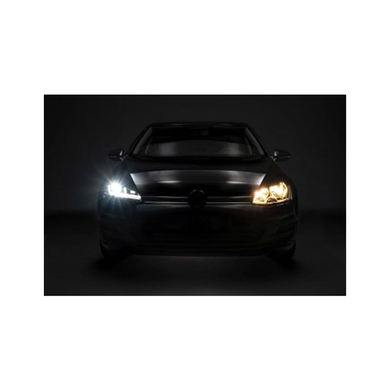 Auto si Moto - Electrice auto - Iluminare si semnalizare - Becuri auto - Set 2 faruri LED pentru VW Golf VII (2012-2016) Negru LEDriving Xenon / pozitie Halogen Osram - Infinity.ro