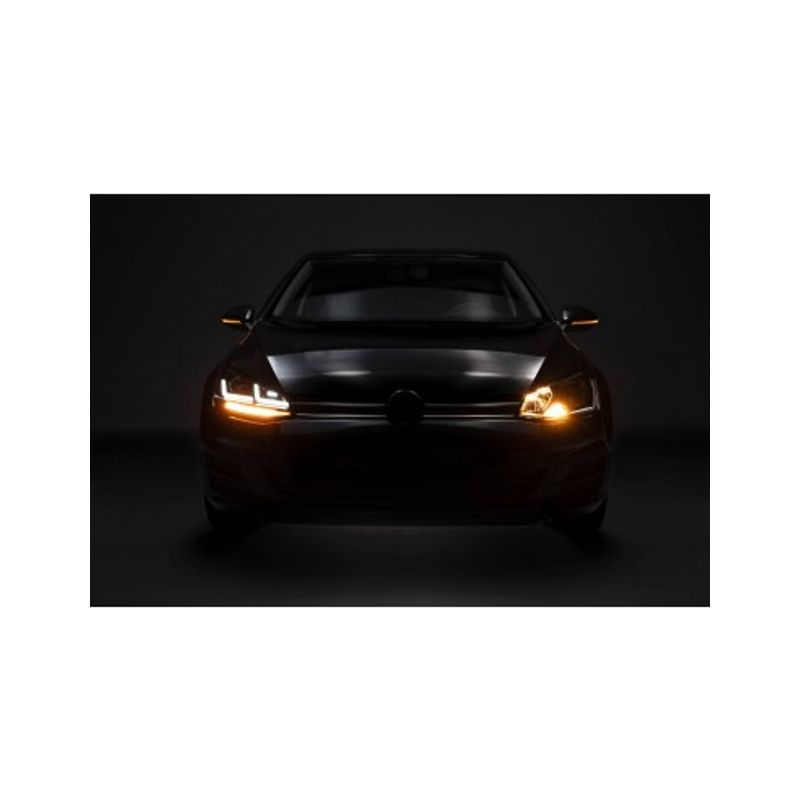 Auto si Moto - Electrice auto - Iluminare si semnalizare - Becuri auto - Set 2 faruri LED pentru VW Golf VII (2012-2016) Negru LEDriving Xenon / pozitie Halogen Osram - Infinity.ro