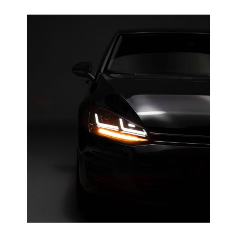 Auto si Moto - Electrice auto - Iluminare si semnalizare - Becuri auto - Set 2 faruri LED pentru VW Golf VII (2012-2016) Negru LEDriving Xenon / pozitie Halogen Osram - Infinity.ro