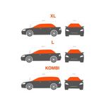 Auto si Moto - Electrice auto - Alte accesorii electrice auto - Semi-Prelata auto pentru masini sedan Carpasssion L 265 x 125 x 68 cm - Infinity.ro