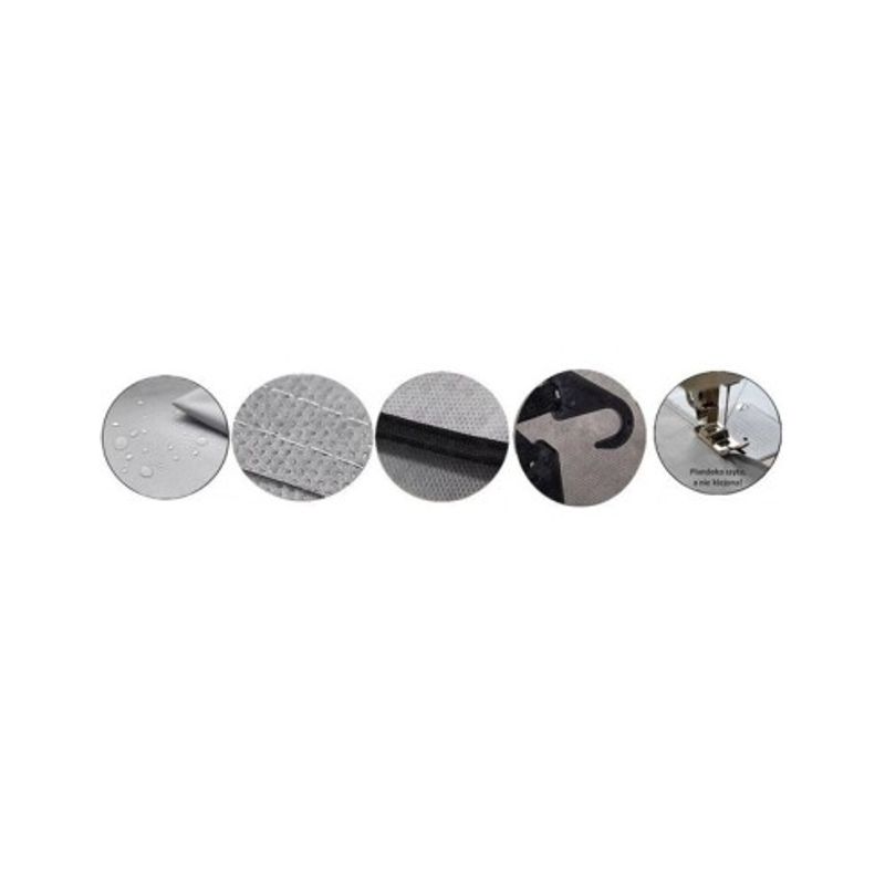Auto si Moto - Electrice auto - Alte accesorii electrice auto - Semi-Prelata auto pentru masini hatchback Carpasssion S/M 255-275 x 116 x 70 cm - Infinity.ro