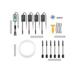 Auto si Moto - Electrice auto - Iluminare si semnalizare - Lumini ambientale - Kit Lumini Ambientale Wireless 8 metri cu 6 surse Led RGB cu Aplicatie telefon AMB-01 - Infinity.ro