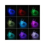 Auto si Moto - Electrice auto - Iluminare si semnalizare - Lumini ambientale - Kit Fibra Optica Plafon Instelat auto RGBW 650 Fire 3M 0.75mm cu aplicatie pe telefon si telecomanda - Infinity.ro