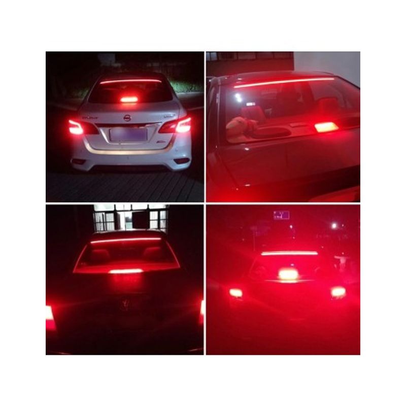 Auto si Moto - Piese auto si accesorii - Caroserie - Faruri, stopuri si proiectoare - Banda Led spate rosie cu semnalizare, frana si pozitie 103cm - Infinity.ro