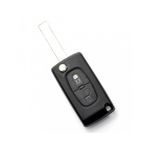 Auto si Moto - Electronice auto - Accesorii electronice auto - Citroen / Peugeot 307 - Carcasa tip cheie briceag cu 2 butoane, lama VA2-SH2 cu suport baterie - Infinity.ro