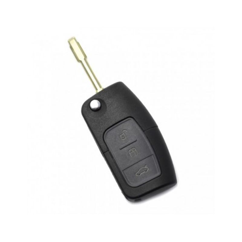 Auto si Moto - Electronice auto - Accesorii electronice auto - Ford - Carcasa tip cheie briceag cu 3 butoane - Infinity.ro