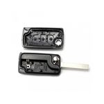 Auto si Moto - Electronice auto - Accesorii electronice auto - Citroen / Peugeot 307 - Carcasa tip cheie briceag cu 3 butoane, lama VA2-SH3, fara suport baterie - Infinity.ro