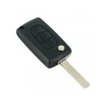Auto si Moto - Electronice auto - Accesorii electronice auto - Citroen / Peugeot 307 - Carcasa tip cheie briceag cu 3 butoane, lama VA2-SH3, fara suport baterie, buton portbagaj - Infinity.ro