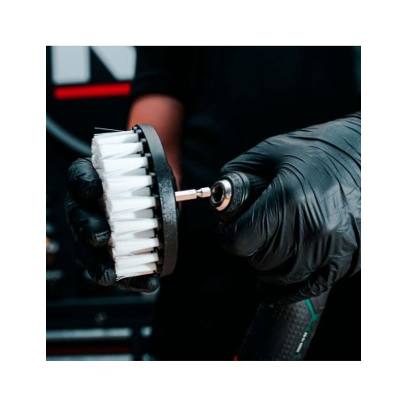 Auto si Moto - Intretinere auto - Produse curatare auto - Perie Curatat Tapiteria Rotativa Moale K2 Brill 10cm - Infinity.ro