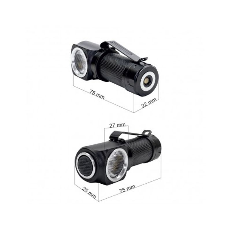 Sport si Outdoor - Camping - Articole solare camping - Lampi si lanterne camping - Lanterna Frontala Pni Adventure F75, Led 6w, 600 Lm, Cu Acumulator Si Incarcator Magnetic, Suport Pentru Cap - Infinity.ro