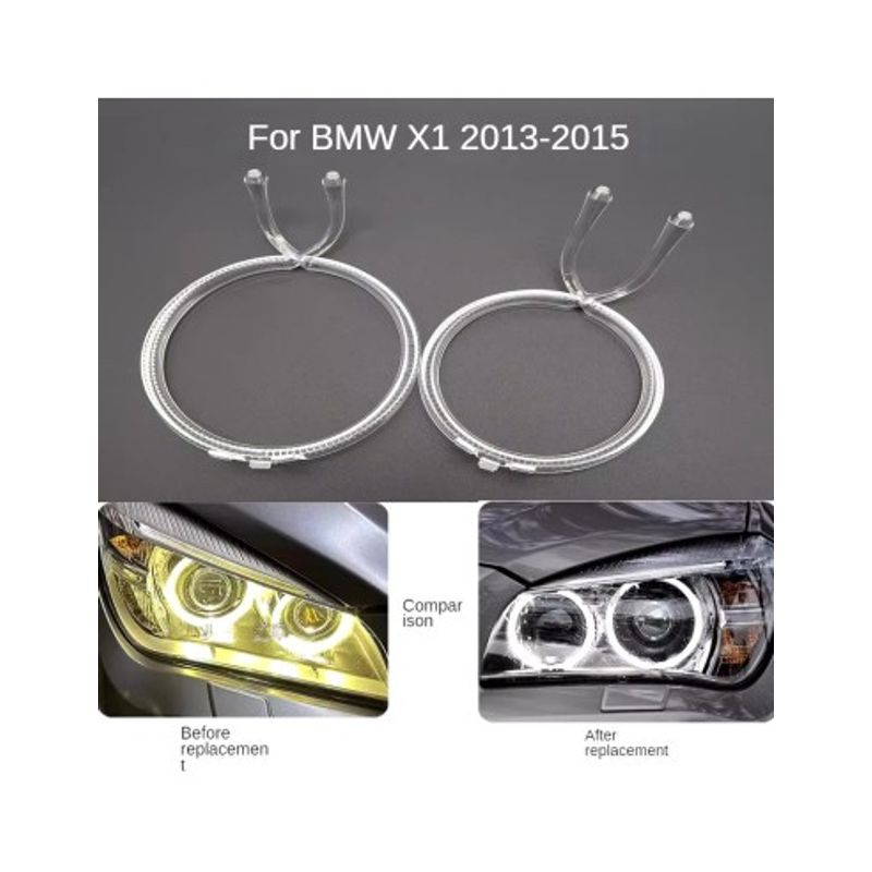 Auto si Moto - Electrice auto - Alte accesorii electrice auto - Set Fibra reparatie Angel Eyes DRL far dreapta BMW X1 E84 facelift 2012-2015 - Infinity.ro