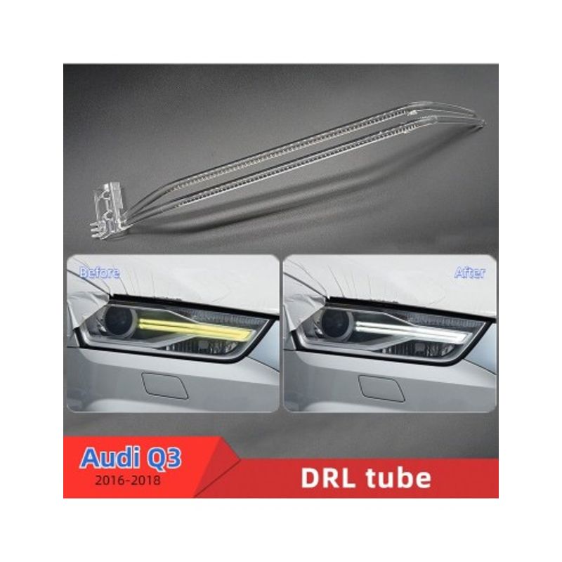 Auto si Moto - Electrice auto - Alte accesorii electrice auto - Fibra stanga pentru reparatie lumini de zi DRL far Audi Q3 8U Facelift 2016-2018 - Infinity.ro
