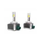 Auto si Moto - Piese auto si accesorii - Caroserie - Faruri, stopuri si proiectoare - Set 2 leduri D3S Plug&Play pentru far auto Chip Cree 16000 Lm 12V - Infinity.ro