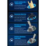 Auto si Moto - Piese auto si accesorii - Caroserie - Faruri, stopuri si proiectoare - Set 2 leduri D3S Plug&Play pentru far auto Chip Cree 16000 Lm 12V - Infinity.ro