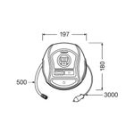 Auto si Moto - Electrice auto - Alte accesorii electrice auto - Compresor aer auto 12V 120W(5.5 BAR) cu afisaj digital TYREINFLATE 450  Osram - Infinity.ro