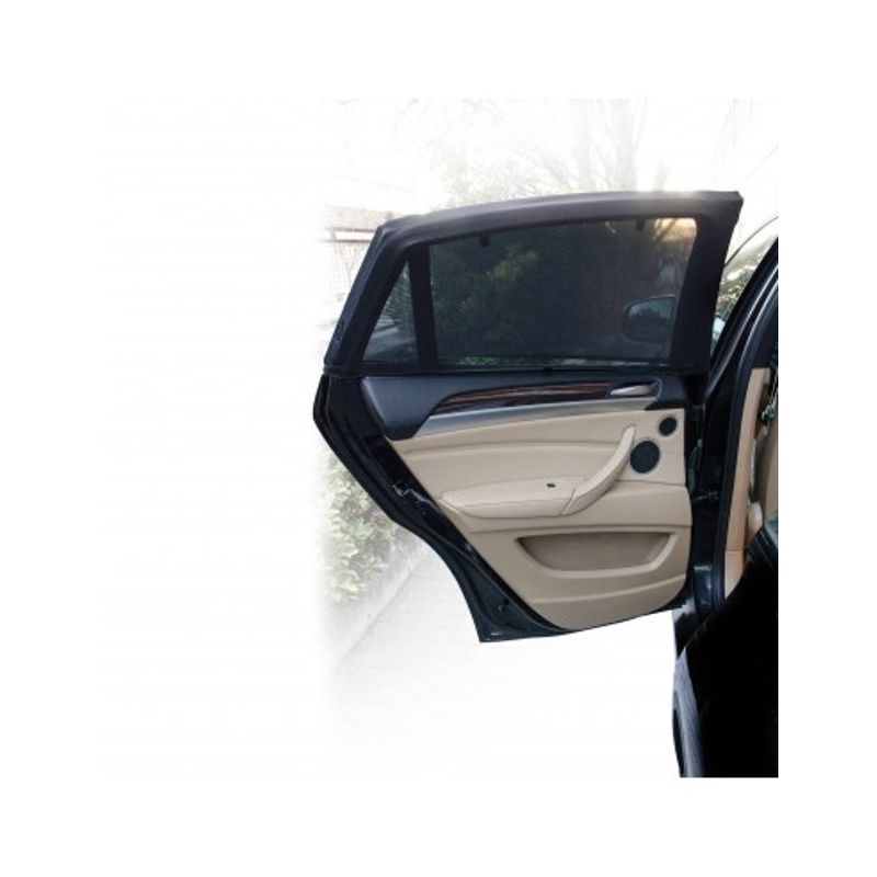 Auto si Moto - Piese auto si accesorii - Interior auto - Accesorii interior - Set 2 buc perdea solara geamuri cu montaj pe exterior  95x54cm - Infinity.ro