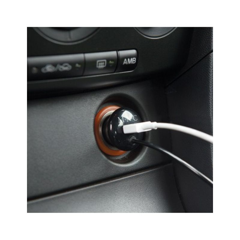 Auto si Moto - Piese auto si accesorii - Interior auto - Accesorii interior - Adaptor 3 in 1 pentru bricheta auto + USB negru - Infinity.ro