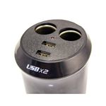 Auto si Moto - Piese auto si accesorii - Interior auto - Accesorii interior - Incarcator multifunctional bricheta auto cu 2 porturi usb - Infinity.ro