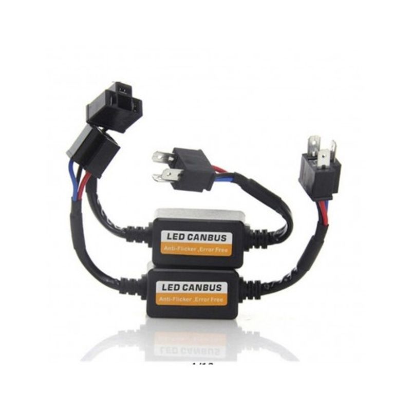 Auto si Moto - Electrice auto - Iluminare si semnalizare - Becuri auto - Set 2 anulatoare eroare becuri LED H4 12V - K12-H4-12V - Infinity.ro