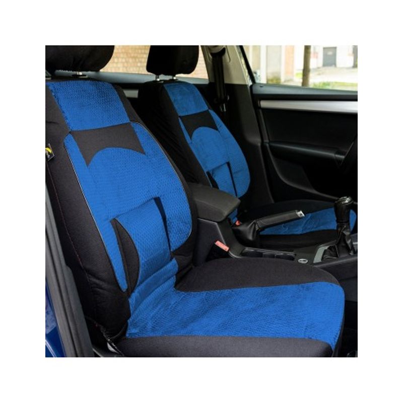 Auto si Moto - Intretinere auto - Huse auto - Set Huse Scaun Comfort Albastru, Umbrella - Infinity.ro