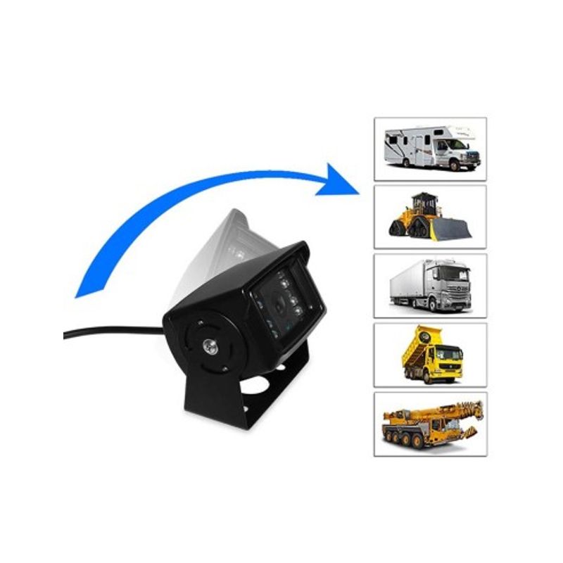 Auto si Moto - Electronice auto - Senzori de parcare - Camera marsarier AHD cu infrarosu 12V - 24V pentru Camioane, Autocare, Bus-uri - Infinity.ro
