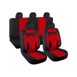 Auto si Moto - Intretinere auto - Huse auto - Set Huse Scaun Comfort Rosu, Umbrella - Infinity.ro