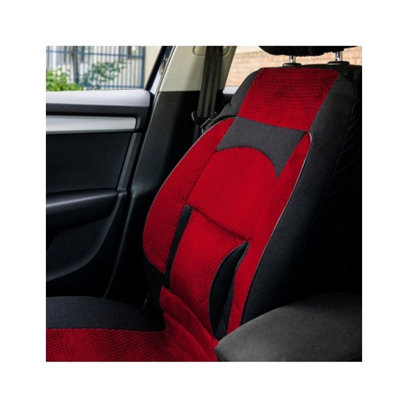 Auto si Moto - Intretinere auto - Huse auto - Set Huse Scaun Comfort Rosu, Umbrella - Infinity.ro