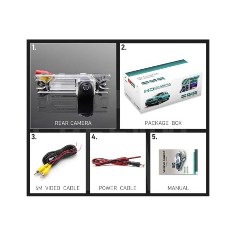 Auto si Moto - Electronice auto - Camere auto si DVR - Camera marsarier HD, unghi 170 grade cu StarLight Night Vision Renault Koleos 2008-2015 - Infinity.ro