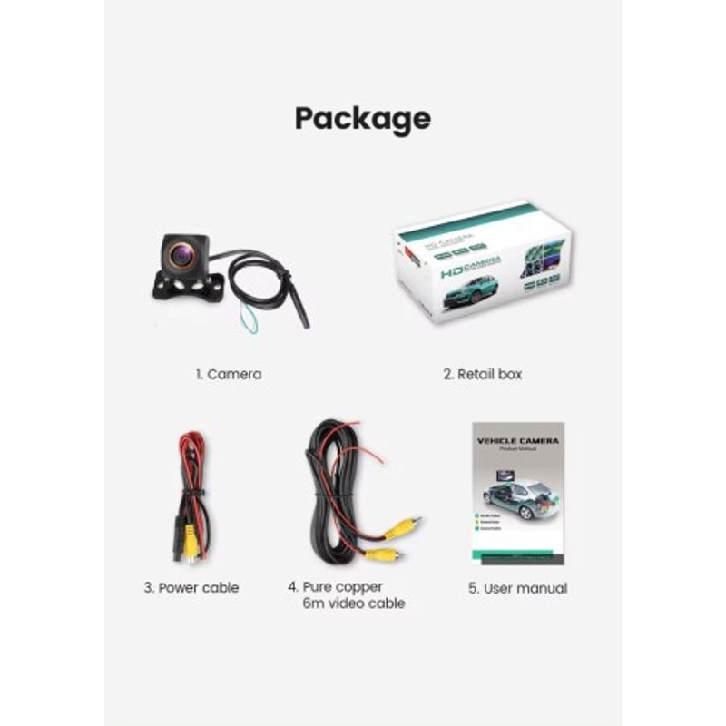 Auto si Moto - Electronice auto - Camere auto si DVR - Camera marsarier / frontala HD unghi 170 grade cu StarLight Night Vision - Infinity.ro