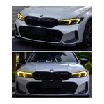 Auto si Moto - Electrice auto - Iluminare si semnalizare - Becuri auto - Set 2 module galbene CSL Style Angel Eyes DRL BMW Seria 3 G20 LCI Facelift 2018-2022 - Infinity.ro