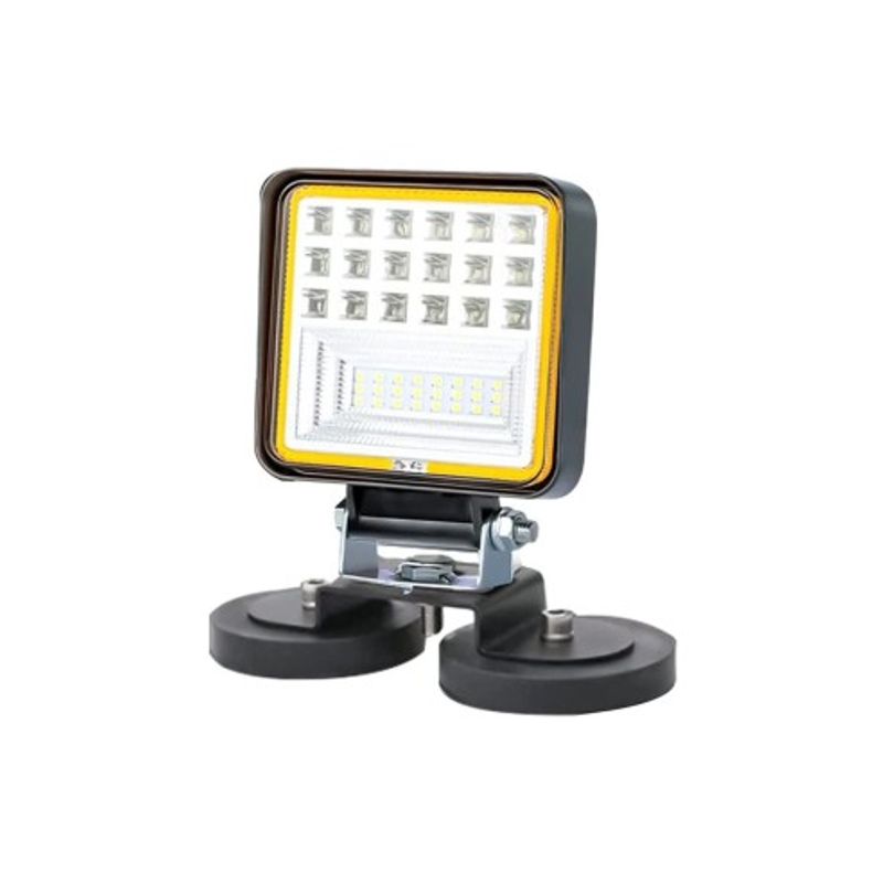 Auto si Moto - Piese auto si accesorii - Piese auto - Tuning - Set 2 suporti magnetici montare Proiector sau LED Bar forta 160kg, diametru 88mm, surub M8 - Infinity.ro