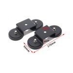 Auto si Moto - Piese auto si accesorii - Piese auto - Tuning - Set 2 suporti magnetici montare Proiector sau LED Bar forta 160kg, diametru 88mm, surub M8 - Infinity.ro