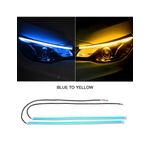 Auto si Moto - Electrice auto - Iluminare si semnalizare - Lumini ambientale - Set 2 semnalizari dinamice cu LED, lungime 60 cm - Infinity.ro