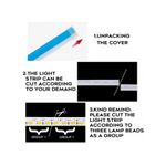 Auto si Moto - Electrice auto - Iluminare si semnalizare - Lumini ambientale - Set 2 semnalizari dinamice cu LED, lungime 60 cm - Infinity.ro