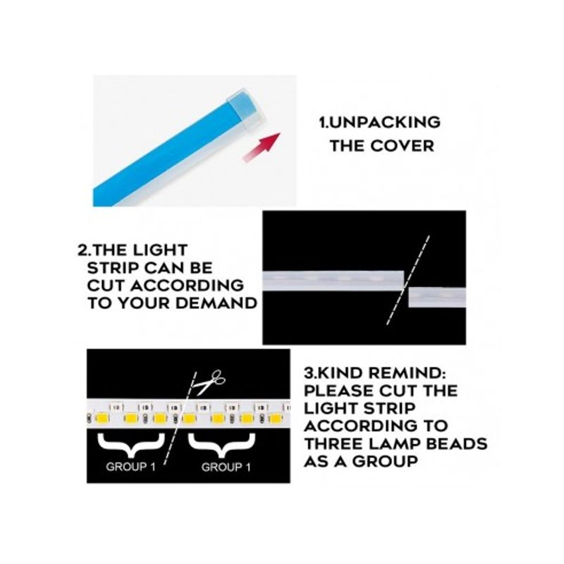 Auto si Moto - Electrice auto - Iluminare si semnalizare - Lumini ambientale - Set 2 semnalizari dinamice cu LED, lungime 60 cm - Infinity.ro