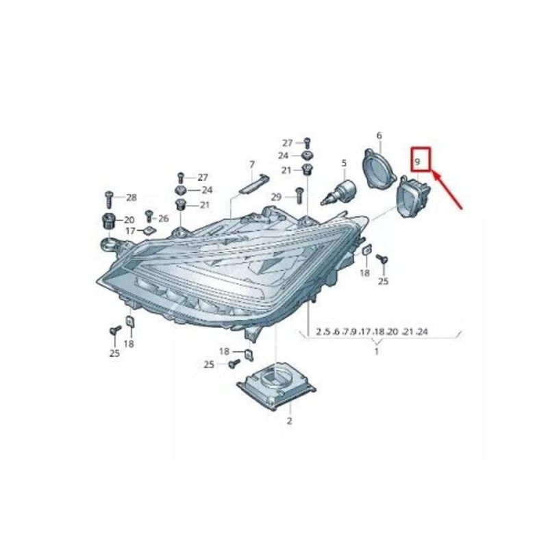 Auto si Moto - Electrice auto - Module si comutatoare - Modul Lumini de zi DRL si semnalizare stanga Seat Arona, Ibiza - 6F0941475 B102247-B - Infinity.ro