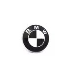 Auto si Moto - Piese auto si accesorii - Caroserie - Ornamente exterior auto - Emblema BMW pentru capota sau portbagaj 74 mm Negru, Alb - Infinity.ro